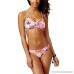 Hula Honey Women's Palm Breeze Printed Bikini Top Pink B07931J3JR